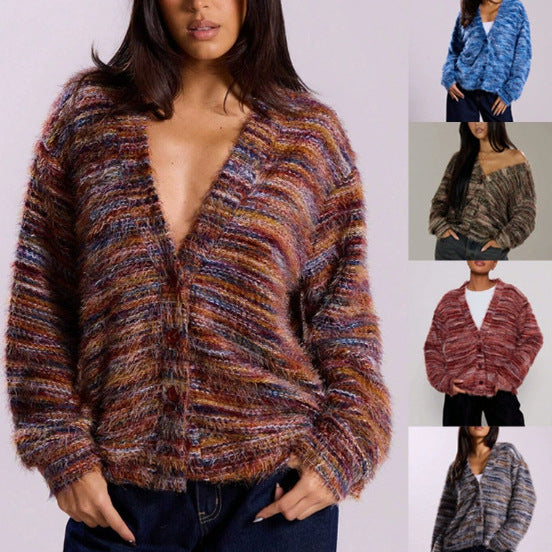 Damen Langarmpullover Oversized