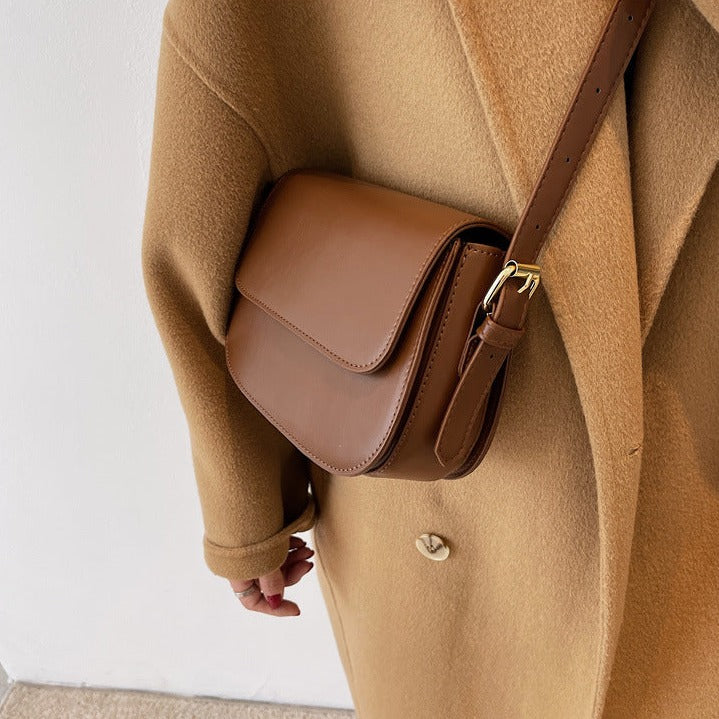 Eldborg | Elegante Schultertasche in gedämpftem Nude-Ton für Damen