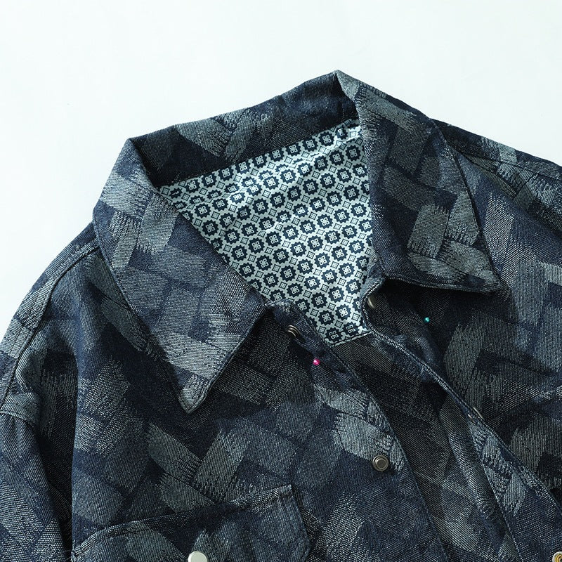 Herren Jacke mit langen Ärmeln und Taschen
