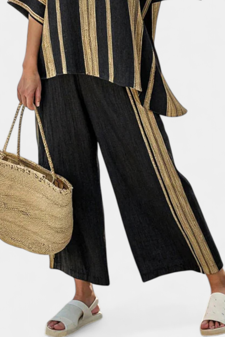 Tamara | bequeme oversized Streifenbluse und entspannte Hose