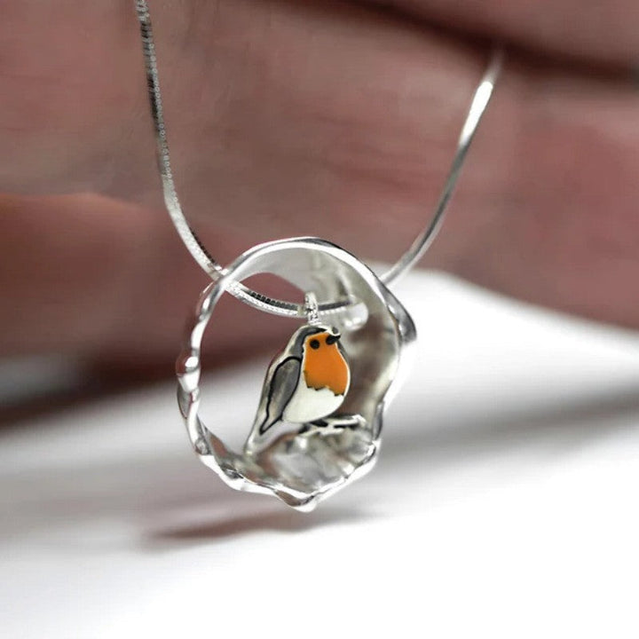 Handgefertigter eleganter Vogelkragen Schmuck