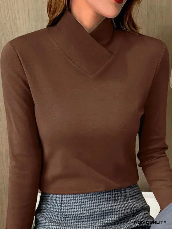 Tommaso | Eleganter Rollkragenpulli Pullover für Damen mit langen Ärmeln