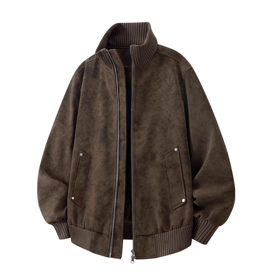 Herren Bomberjacke Langarm mit Taschen