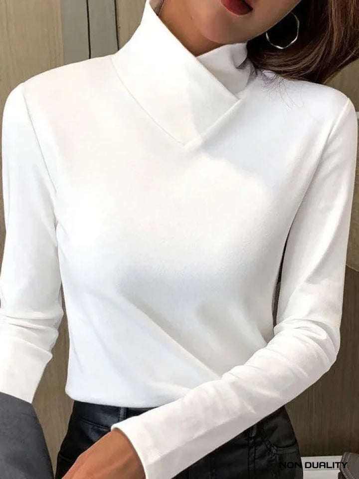 Tommaso | Eleganter Rollkragenpulli Pullover für Damen mit langen Ärmeln