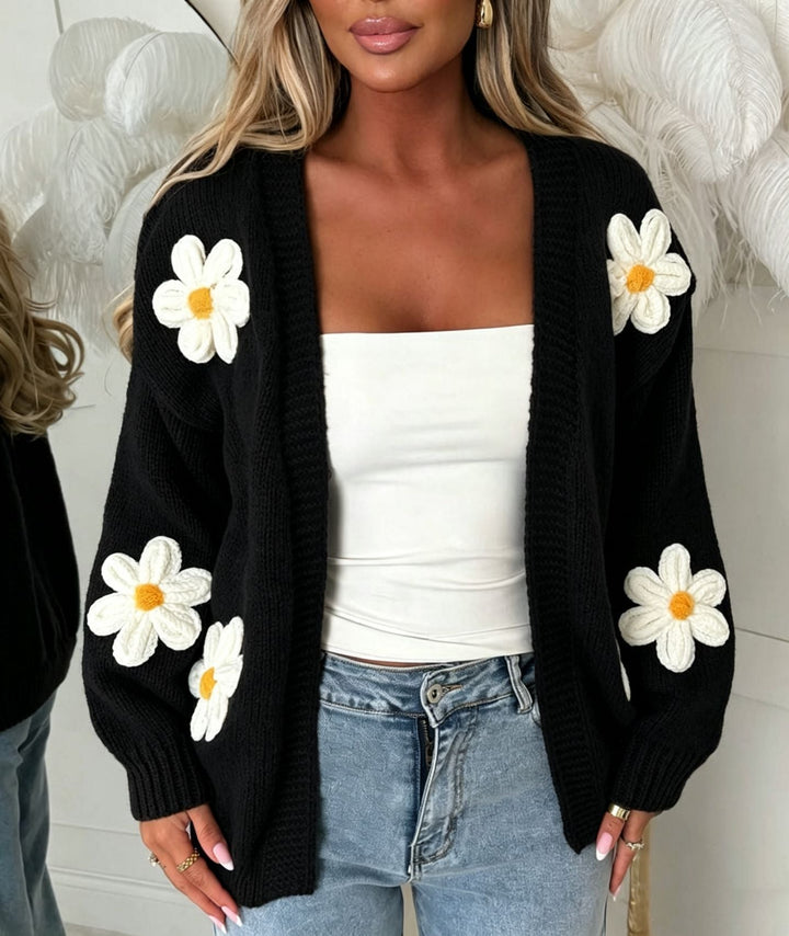 Nina | Damen Langarm-Cardigan Oversized