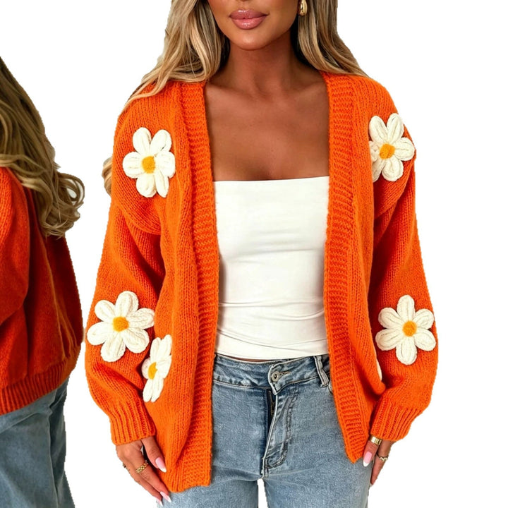 Nina | Damen Langarm-Cardigan Oversized