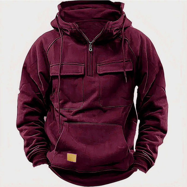 Fabio | Hochwertiger Taktischer Hoodie für Herren mit Kapuze und langen Ärmeln