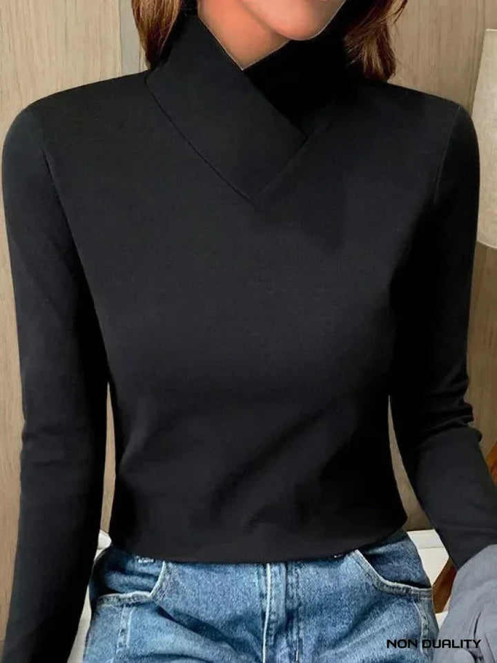 Tommaso | Eleganter Rollkragenpulli Pullover für Damen mit langen Ärmeln