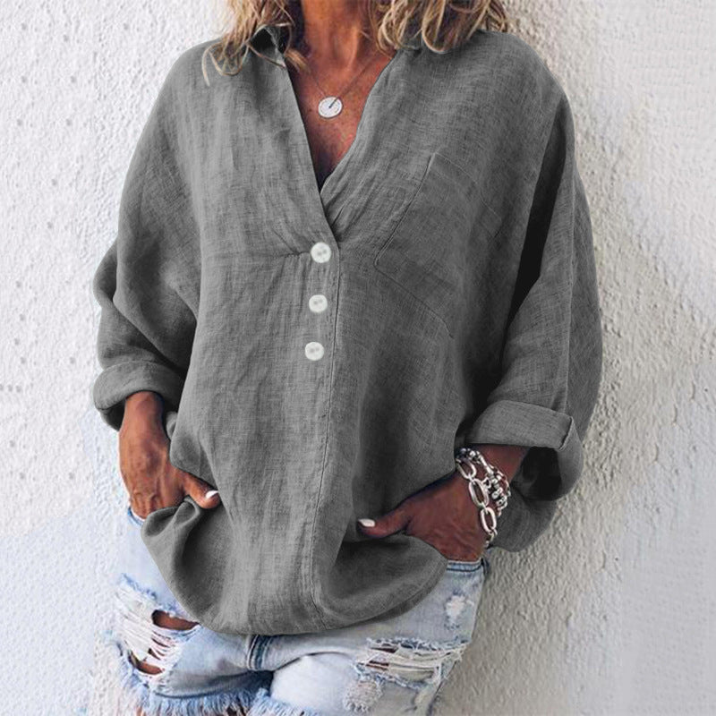Lucia | Stilvoller Pullover für Damen mit V-Ausschnitt und langen Ärmeln