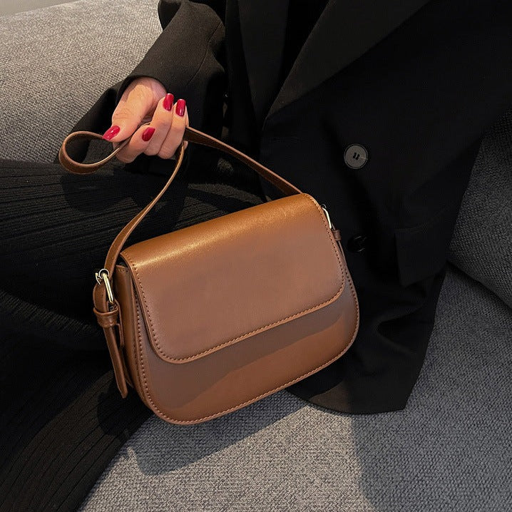 Eldborg | Elegante Schultertasche in gedämpftem Nude-Ton für Damen