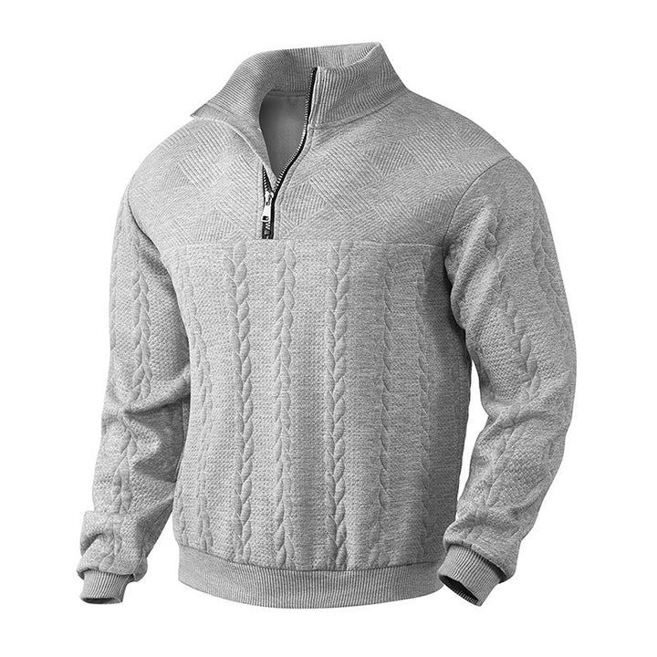 Leonardo | Pullover für Herren mit Viertelreißverschluss