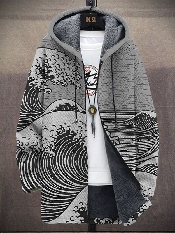 Beverly | Eleganter Kardigan für Herren mit Kunst-Inspired Elementen