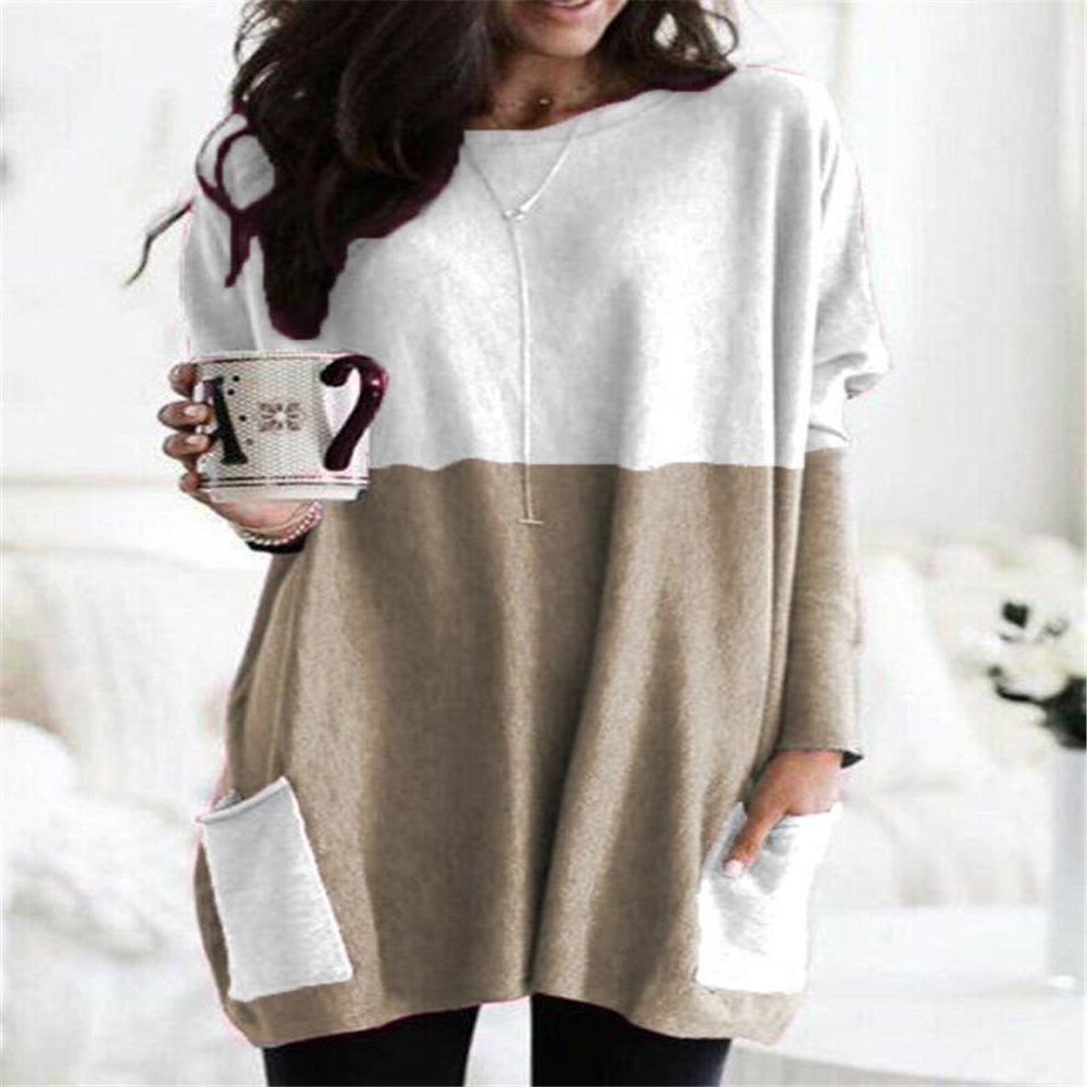 Paris | Lässiger, leichter Sweatshirt für Damen mit langen Ärmeln