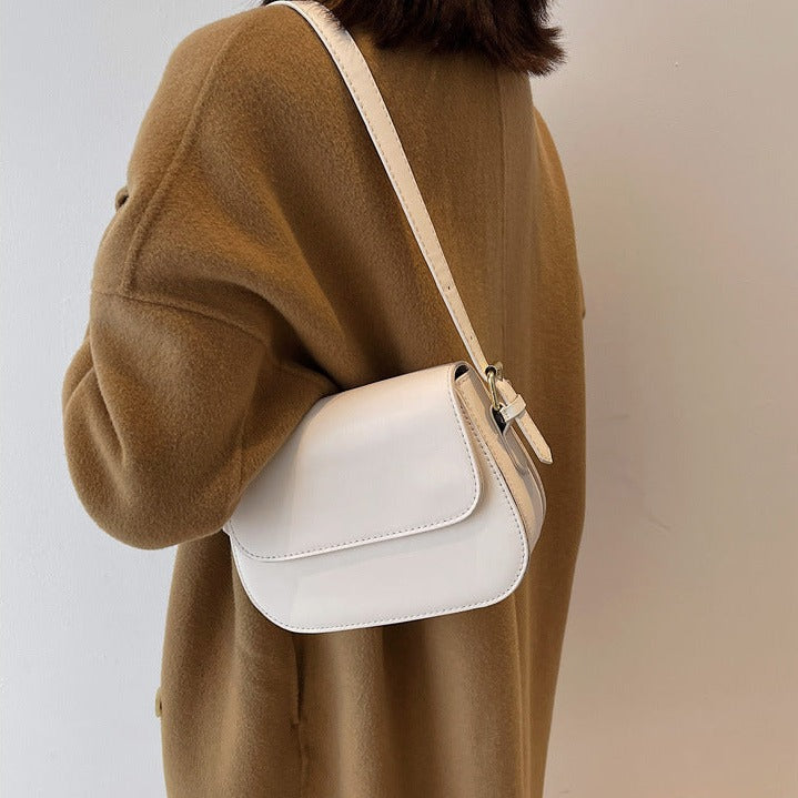 Eldborg | Elegante Schultertasche in gedämpftem Nude-Ton für Damen
