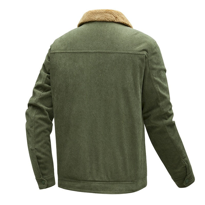 Herren Jacke Langarm mit Taschen und Knöpfen