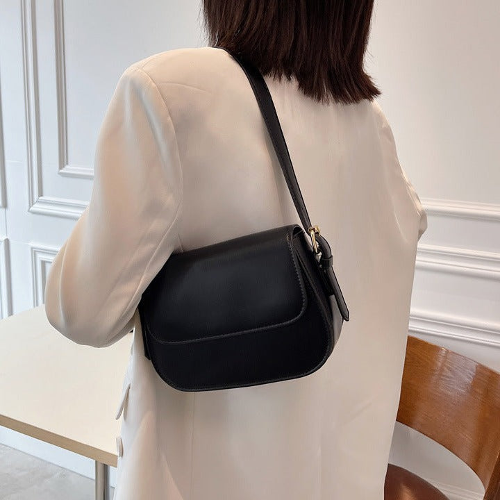 Eldborg | Elegante Schultertasche in gedämpftem Nude-Ton für Damen