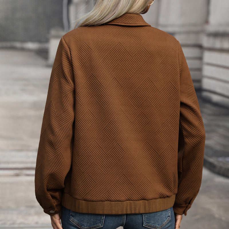 Emma | Damen Jacke mit langen Ärmeln und Brusttaschen