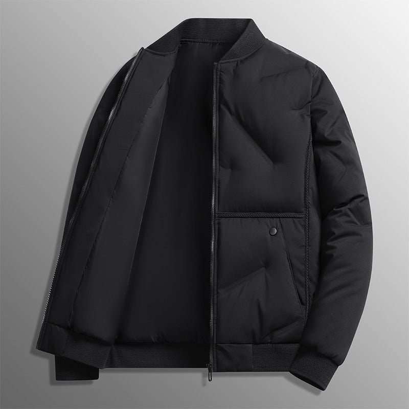 Herren Pufferjacke mit Taschen, Langarm
