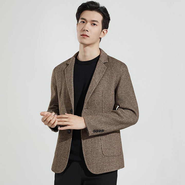 Herren Blazer mit Taschen und Knöpfen