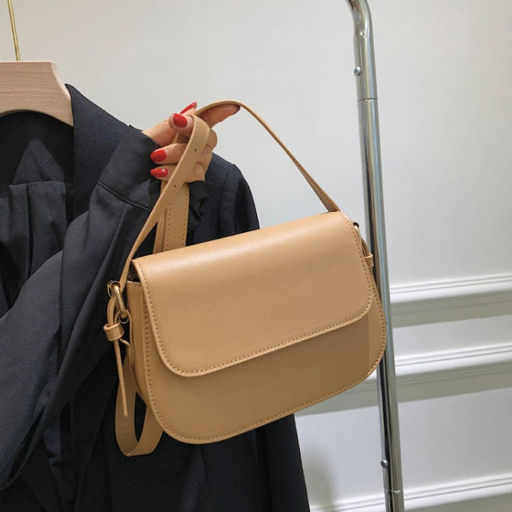 Eldborg | Elegante Schultertasche in gedämpftem Nude-Ton für Damen