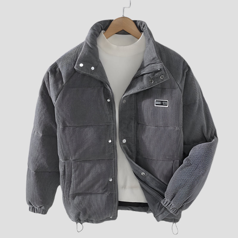 Murphy | Bequeme Cordjacke für Herren mit langen Ärmeln