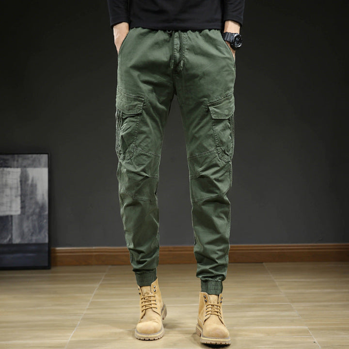 Herren Hosen mit Taschen und Kordelzug, Cargo