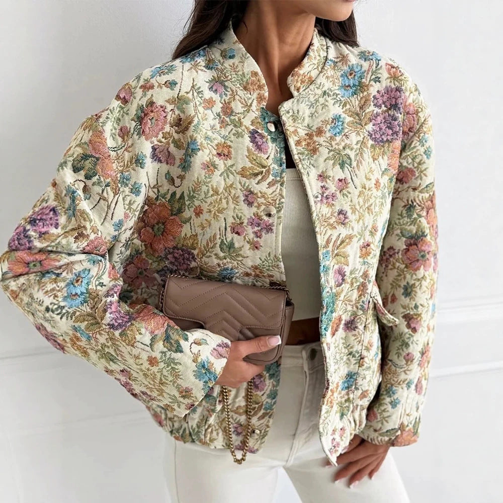 Damen Jacke mit Knöpfen, Langarm