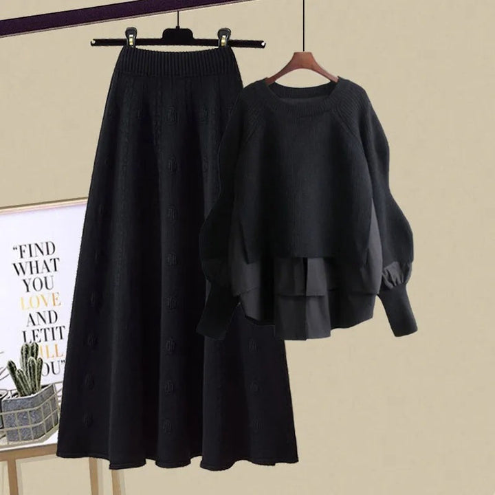 XENIA | Lockeres Sweatshirt und Rock für Damen