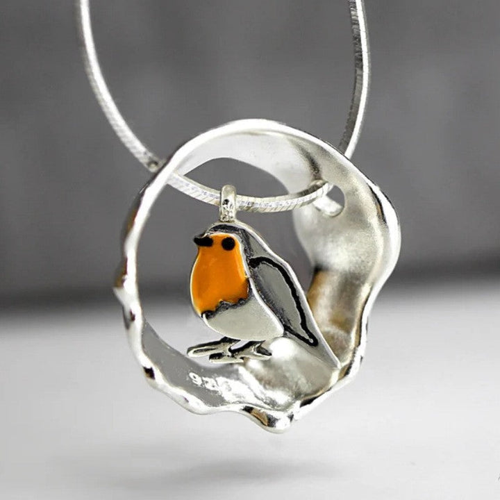 Handgefertigter eleganter Vogelkragen Schmuck