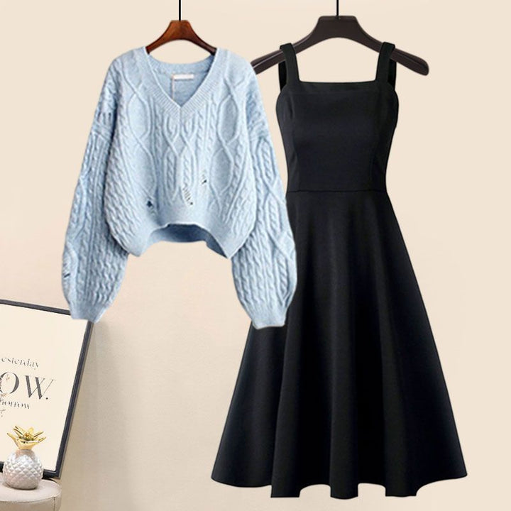 LIANE | Eleganter Strickpullover für Damen mit Fischschwanzrock