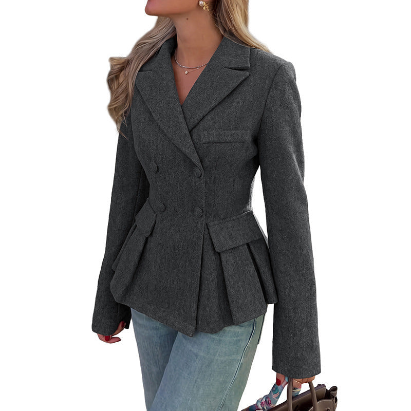 Julia | Damen Blazer mit langen Ärmeln und Taschen