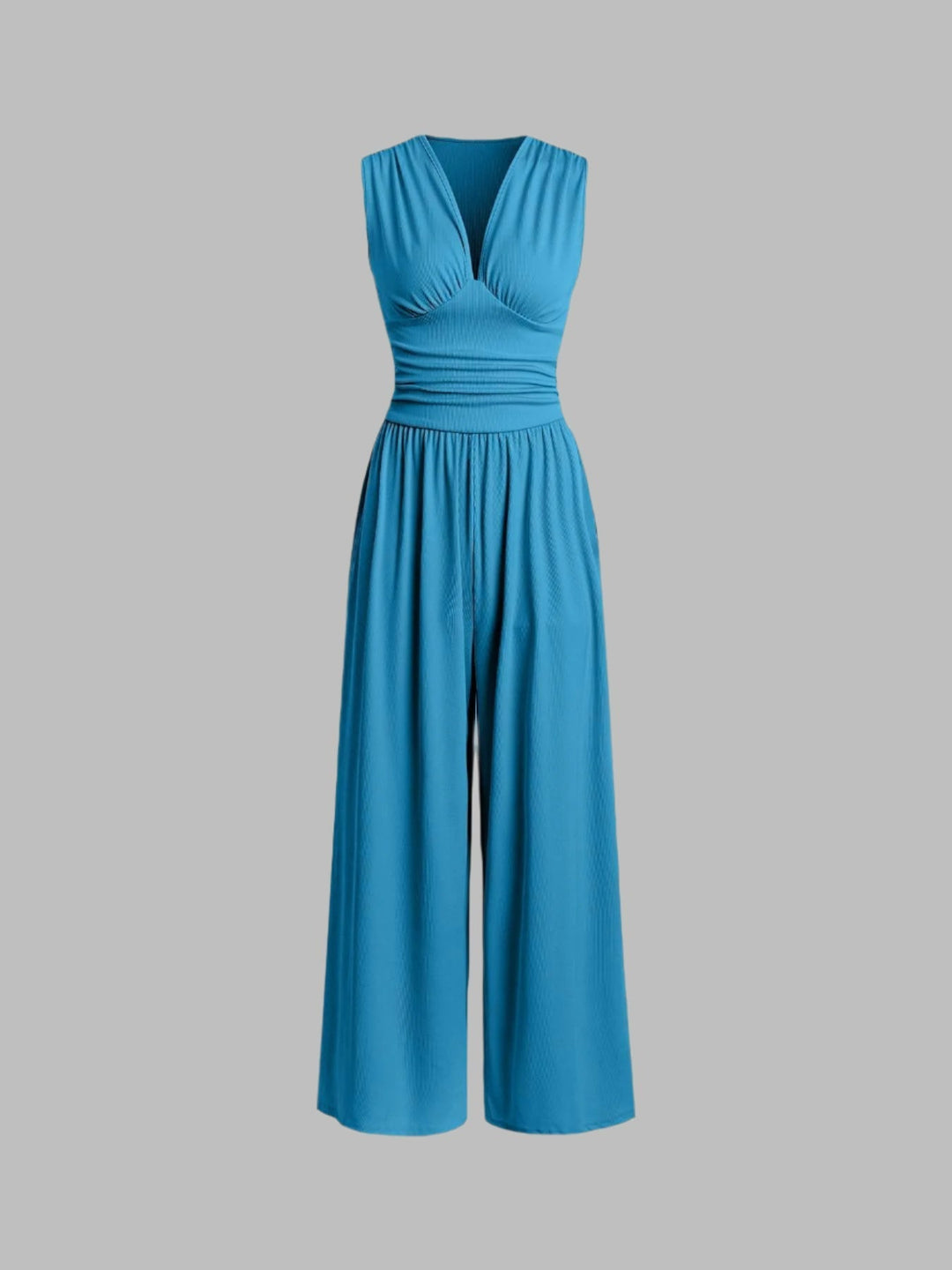 CHARITY | Stilvoller ärmelloser Jumpsuit für Damen mit weitem Bein