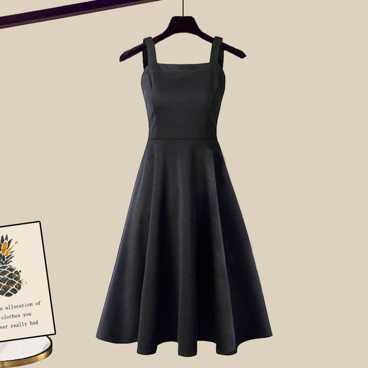 LENI | Stilvolles Strickkleid-Set für Damen mit langen Ärmeln