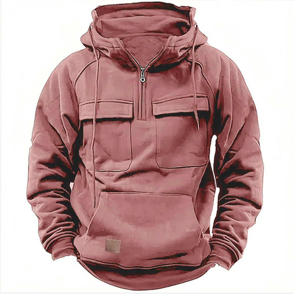 Fabio | Hochwertiger Taktischer Hoodie für Herren mit Kapuze und langen Ärmeln