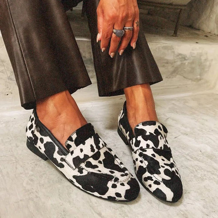 Elegante Tiere Print Loafers für Herren