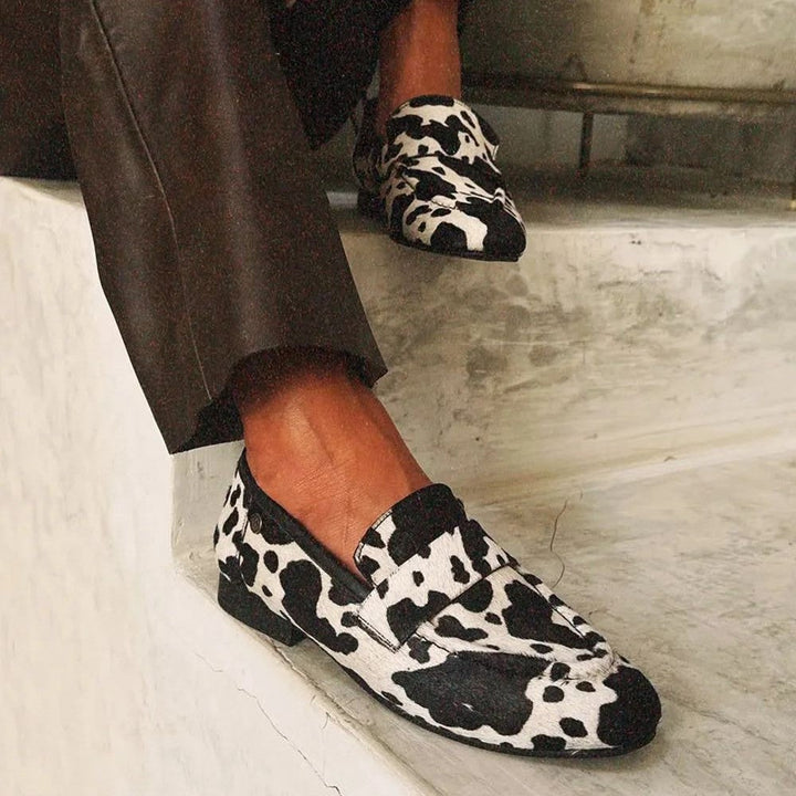 Elegante Tiere Print Loafers für Herren