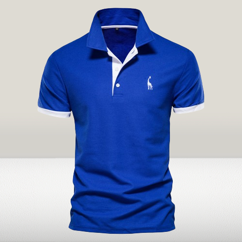 Pietro | Stilvolles Polo Poloshirt für Herren mit kurzen Ärmeln und langen Ärmeln