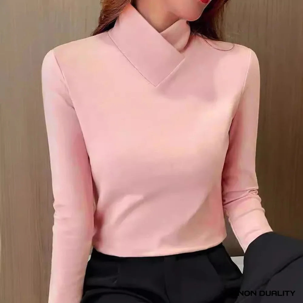 Tommaso | Eleganter Rollkragenpulli Pullover für Damen mit langen Ärmeln