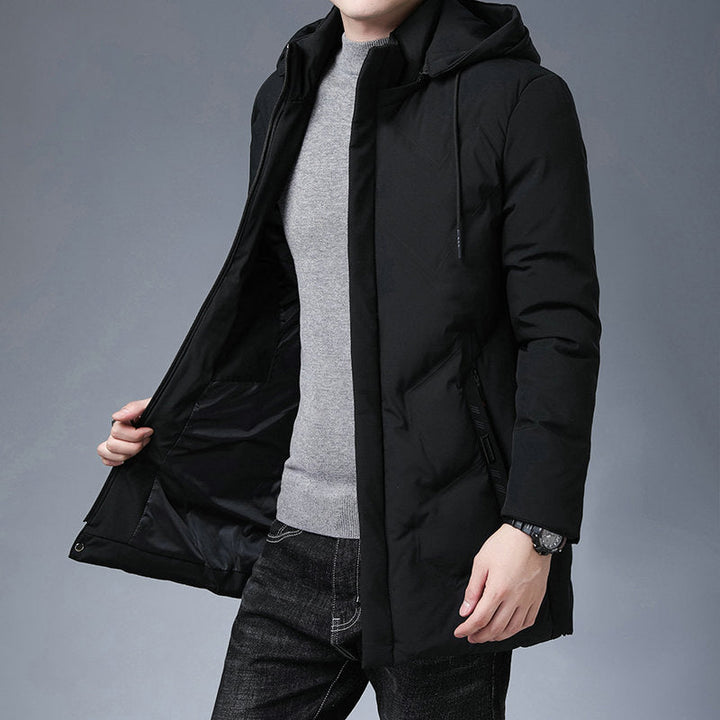 Herren Kapuzenjacke Langarm mit Taschen