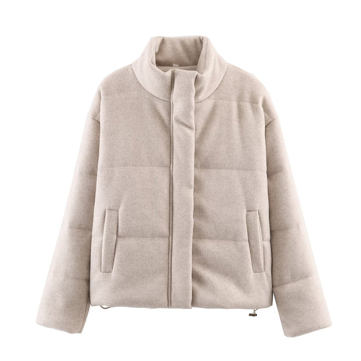 Damen Übergangsjacke mit Knöpfen und Taschen, Langarm