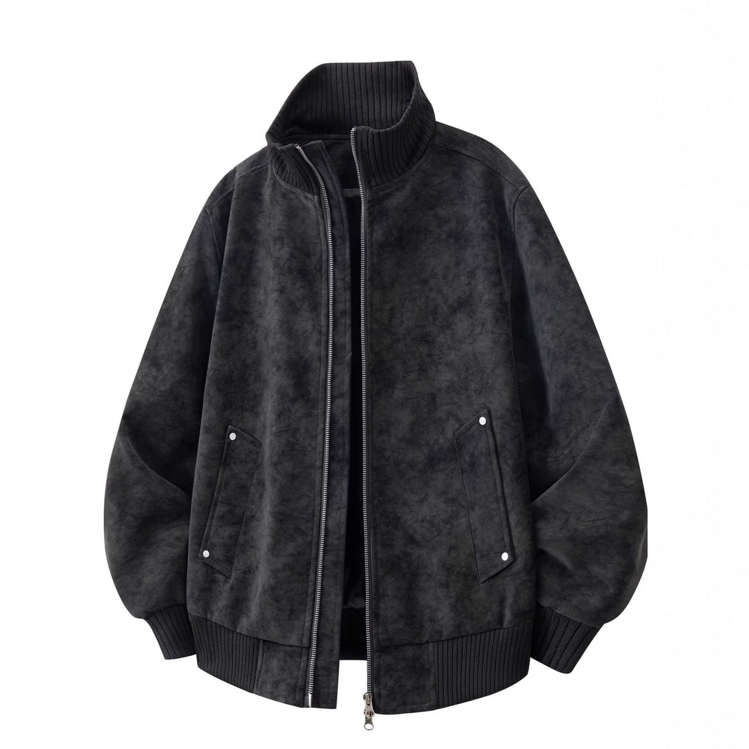 Herren Bomberjacke Langarm mit Taschen