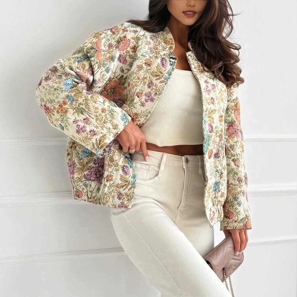 Damen Jacke mit Knöpfen, Langarm