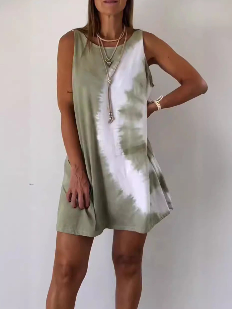Rosalie | Luxe Ärmelloses Casual Midikleid für Damen mit Rundhalsausschnitt