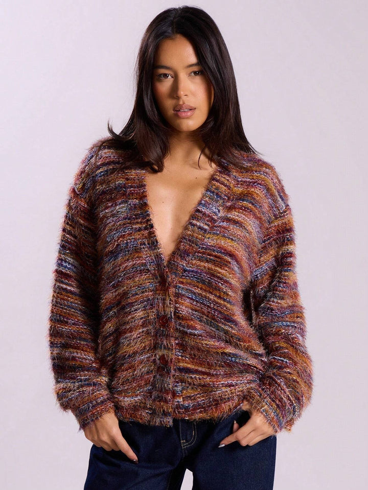 Damen Langarmpullover Oversized