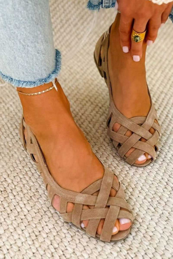 Elegante Orthopädische Sandalen für Damen mit flachem Absatz