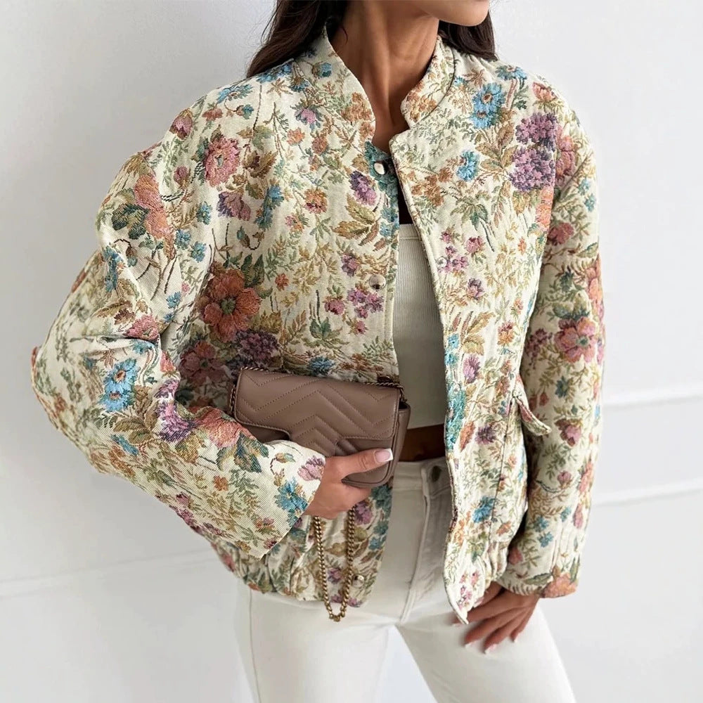 Damen Jacke mit Knöpfen, Langarm