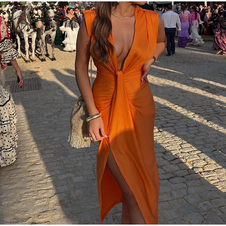 Isabella | Abendkleid für Damen mit tiefem Ausschnitt