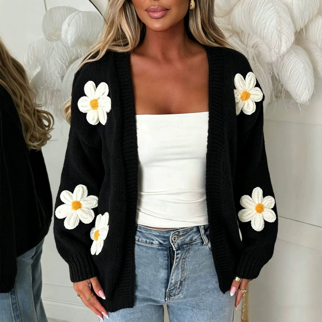 Nina | Damen Langarm-Cardigan Oversized