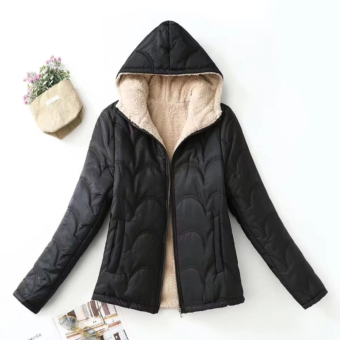 Damen Kapuzenjacke mit langen Ärmeln und Taschen