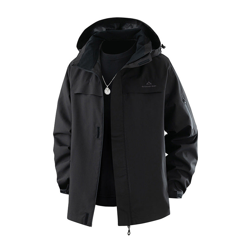 Damen Jacke mit Kordelzug, Kapuze und Taschen